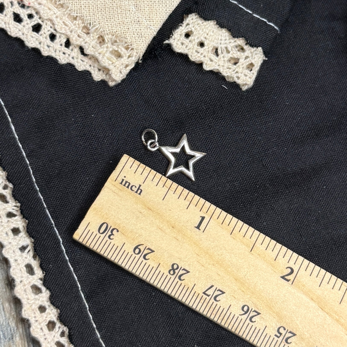 Celestial Sterling Silver Cut Out Star Pendant