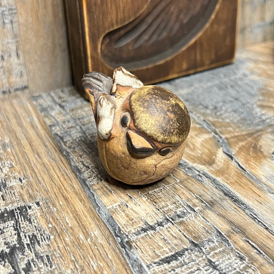 Vintage Tremar Studio Pottery Miniature Bird Curio Ornament