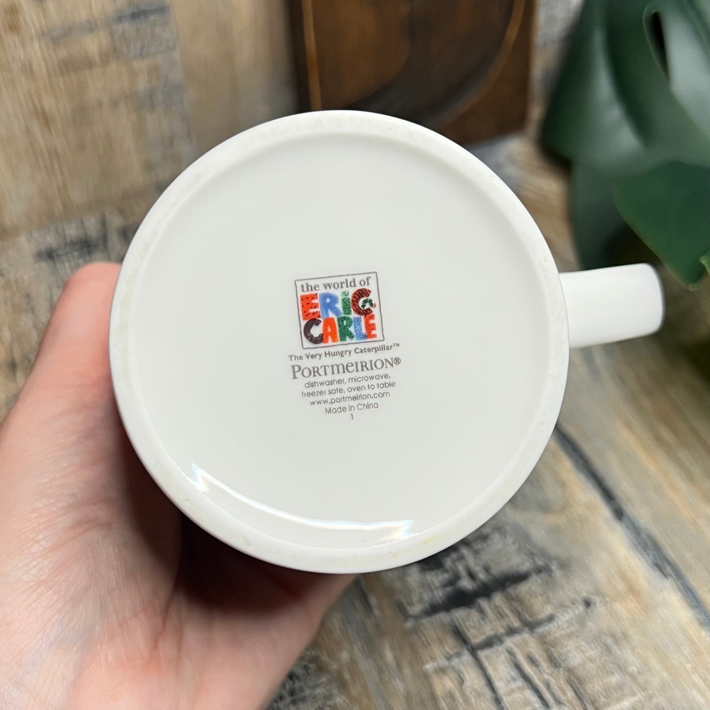 Portmeirion The Very Hungry Caterpillar Butterfly Rainbow Ceramic Mug