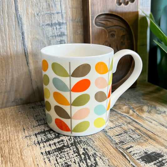 Orla Kiely Classic Multi Stem Floral Bone China Coffee Mug