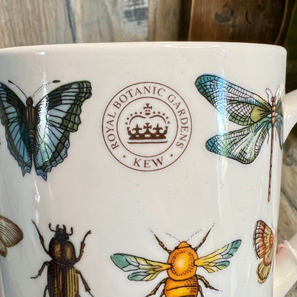 Brand New Royal Botanic Kew Gardens Insect / Bug Coffee Mug Bone China