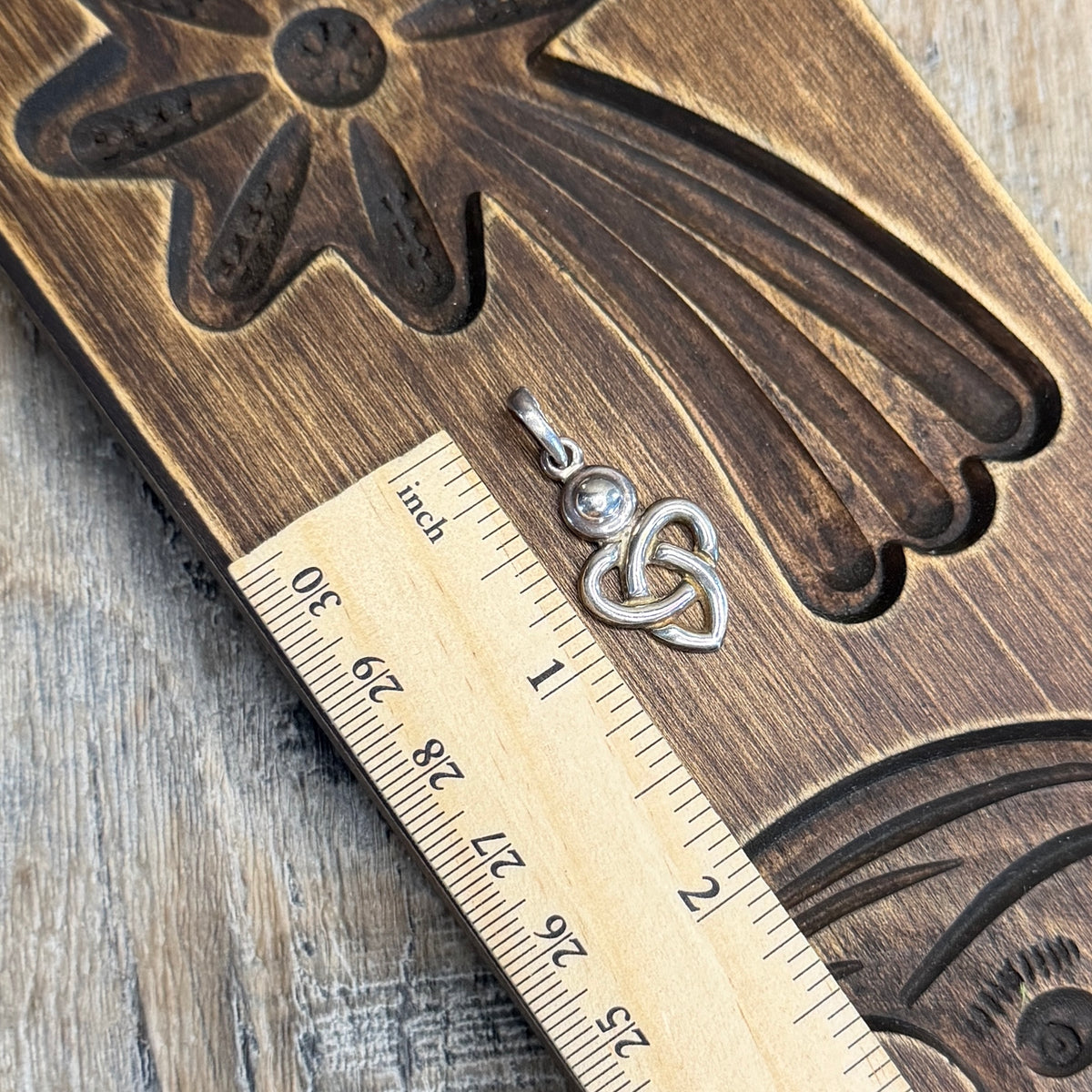 Dreamy Solid Sterling Silver Celtic Knot Pendant