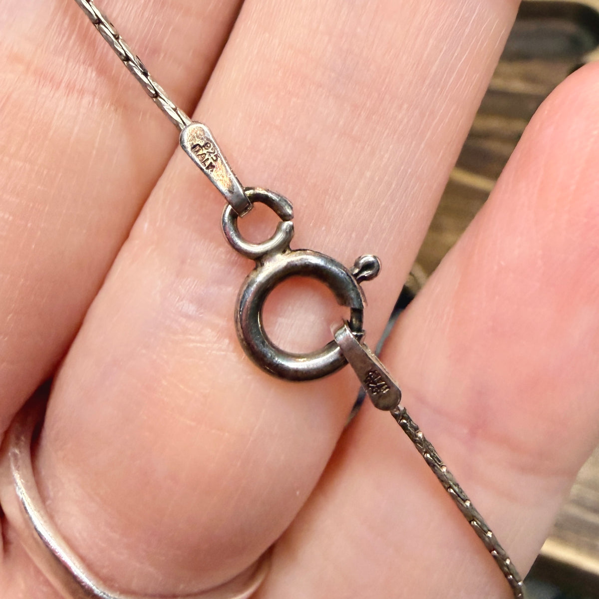 Chunky Sterling Silver Snowflake Obsidian Pendant Necklace