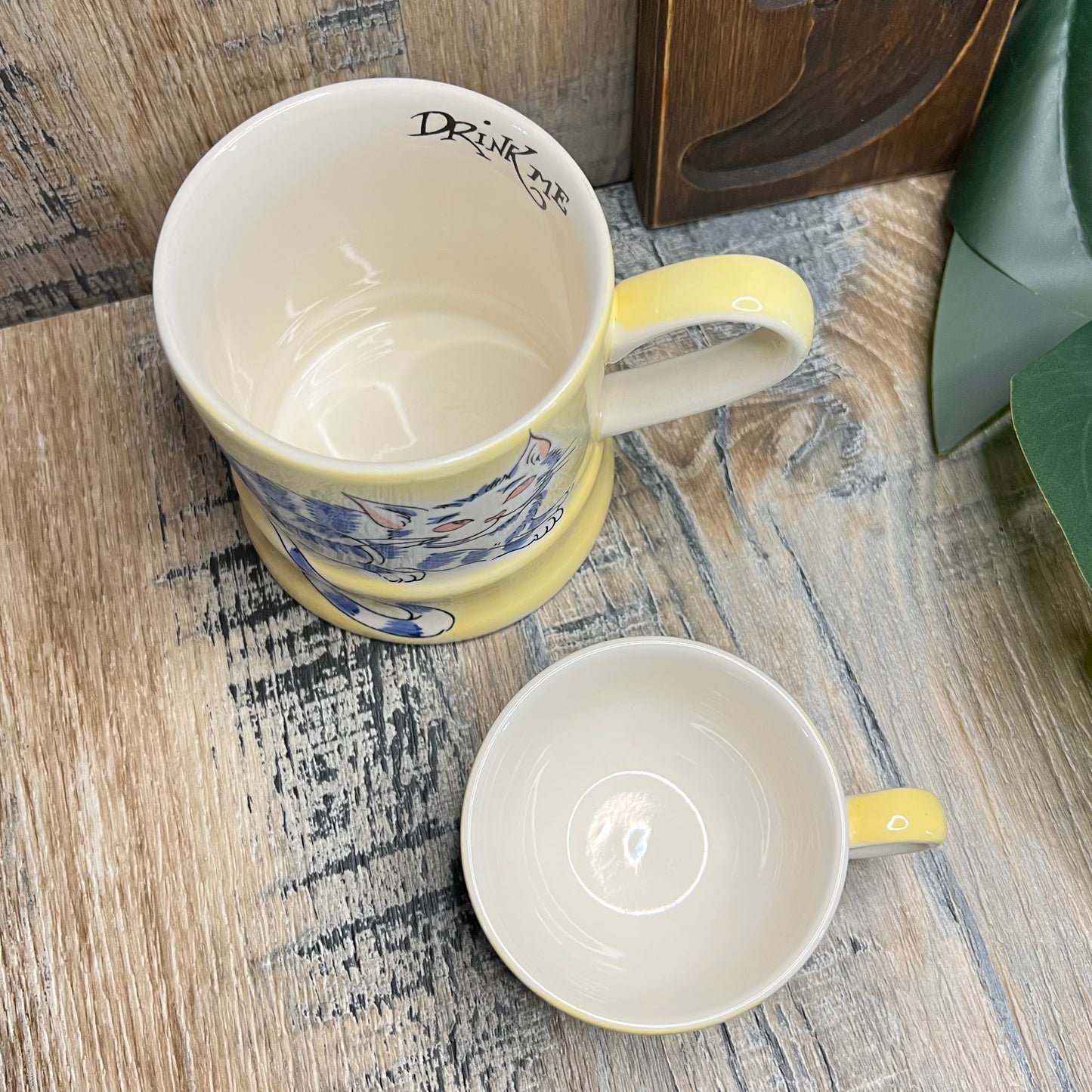 Whimsy Alice In Wonderland Whittard of Chelsea Coffee Mug and Espresso Cup Set of 2