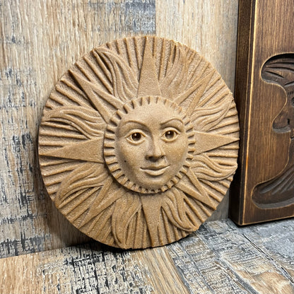 Celestial Handmade Sun Hanging Plaque Curio