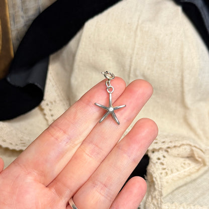 Celestial Sterling Silver Star Charm / Pendant
