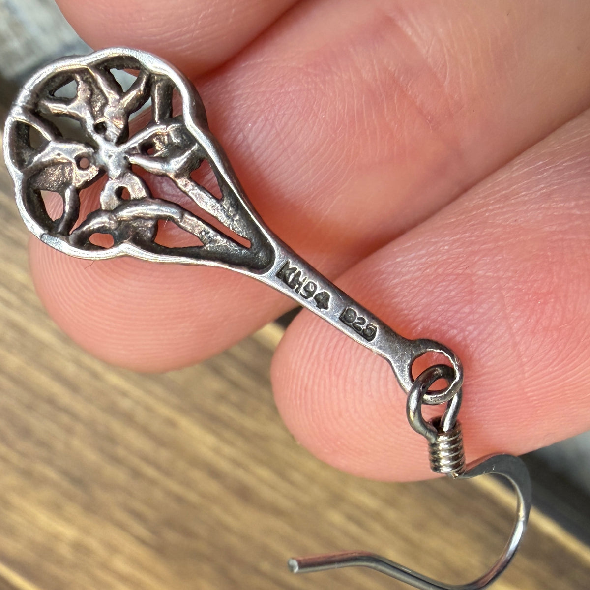 Classic Sterling Silver Kit Heath Celtic Knot Earrings