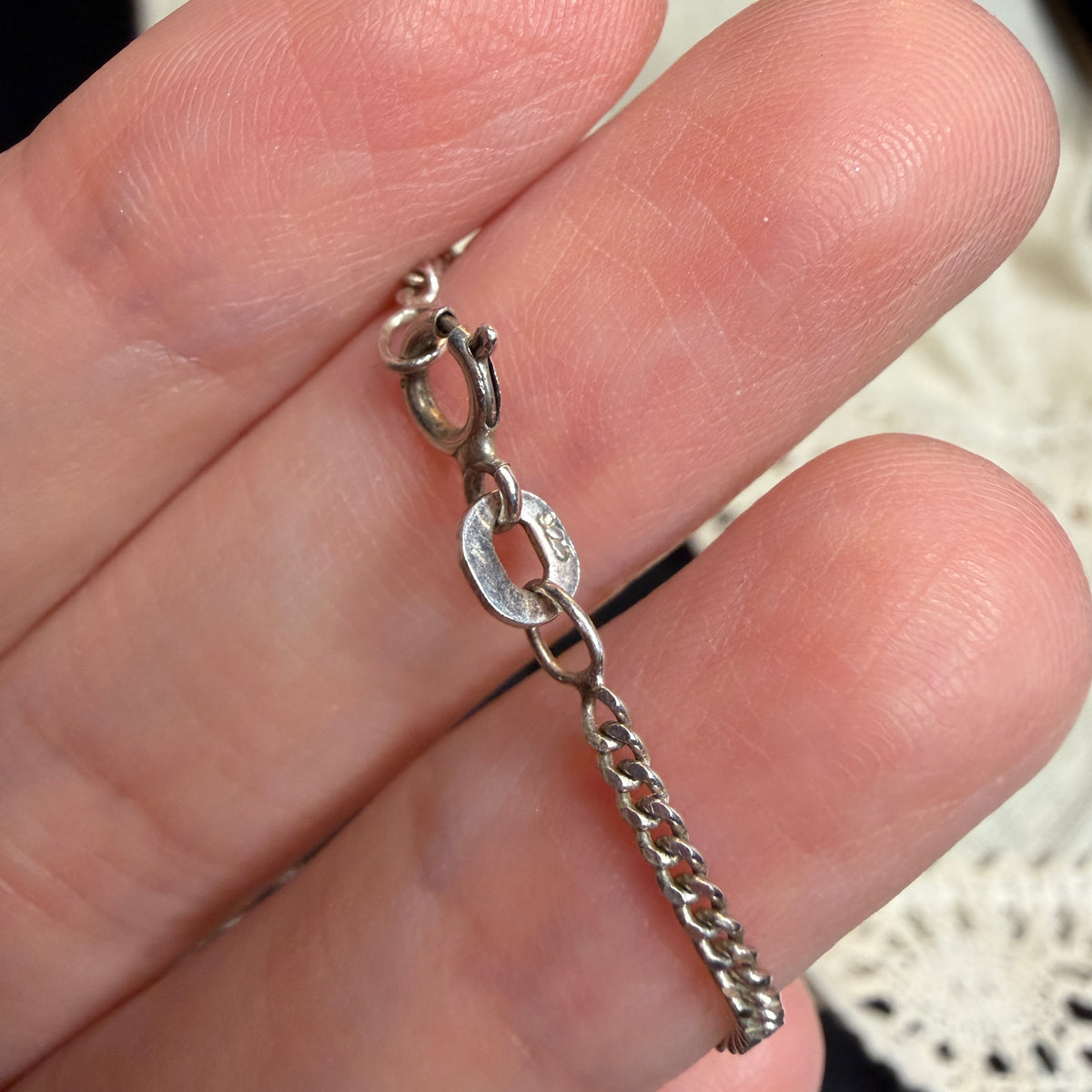 Magical Raw Black Obsidian Wire Wrapped Arrowhead with Sterling Silver 26 Inch Chain