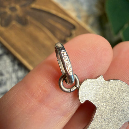 Whimsy Designer Sterling Silver Red Robin / Bird Charm Pendant