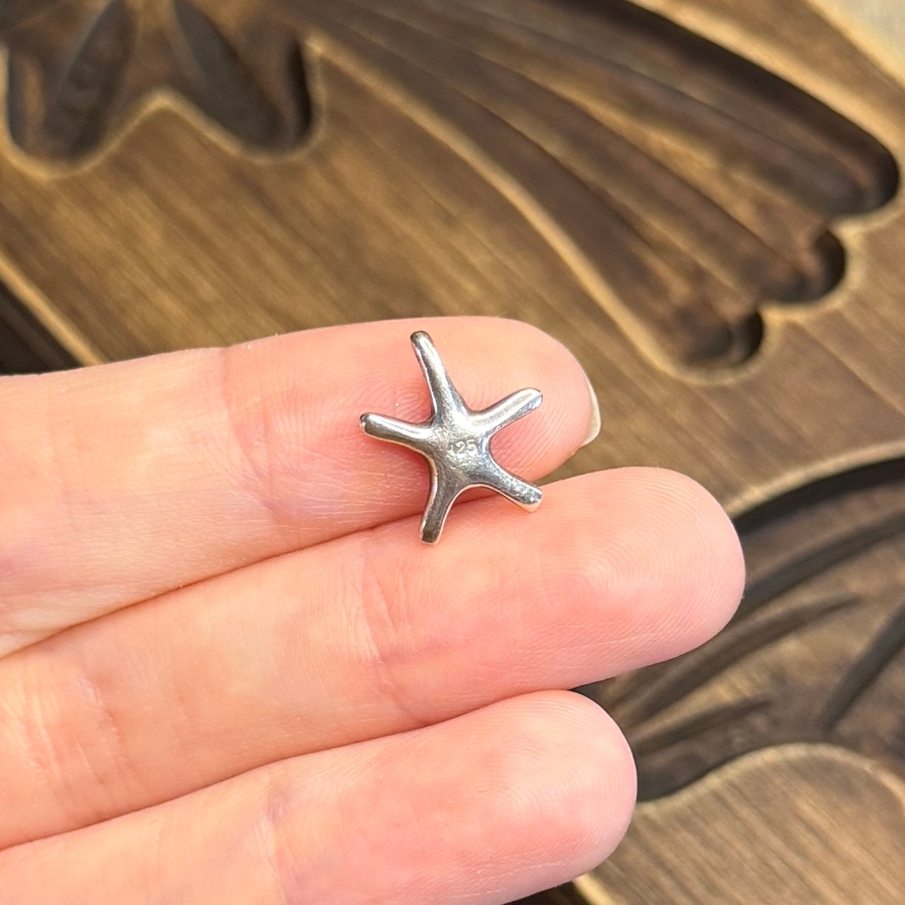 Whimsy Sterling Silver Starfish Pendant
