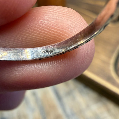 Dreamy Sterling Silver Amethyst Head Serpent Snake Ring size T