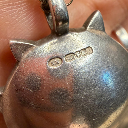 Celestial Designer Sterling Silver Sun Drop Pendant Necklace