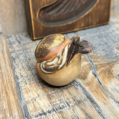 Vintage Tremar Studio Pottery Miniature Bird Curio Ornament