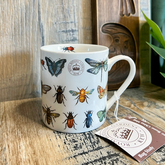 Brand New Royal Botanic Kew Gardens Insect / Bug Coffee Mug Bone China