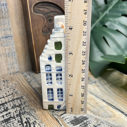 Hand Painted Ceramic Dutch Amsterdam House Miniature Curio