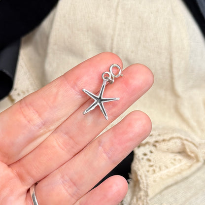 Celestial Sterling Silver Star Charm / Pendant