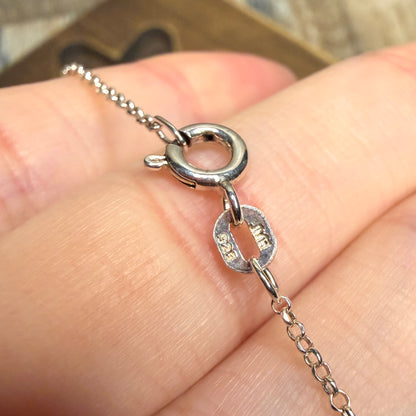 Whimsy Sterling Silver Statement Opal Drop Pendant Necklace