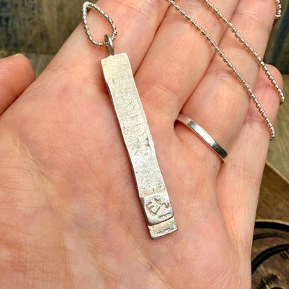 Beautiful Designer Sterling Silver Spiral Enamelled Statement Pendant Necklace