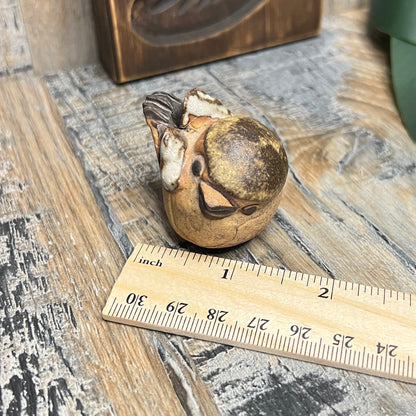 Vintage Tremar Studio Pottery Miniature Bird Curio Ornament