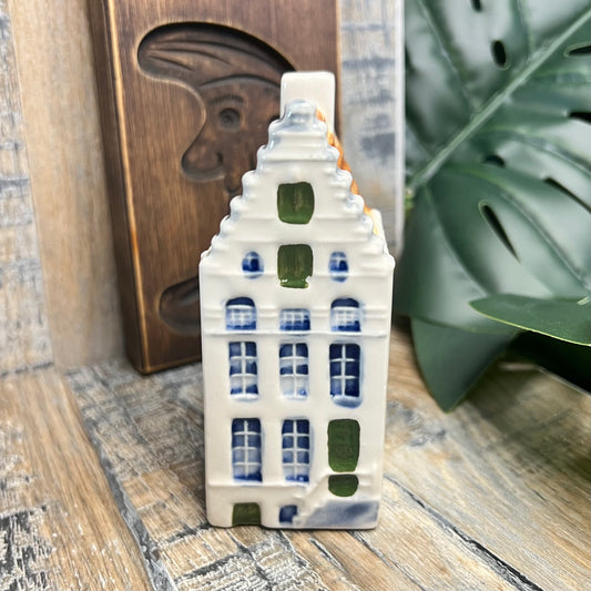 Hand Painted Ceramic Dutch Amsterdam House Miniature Curio