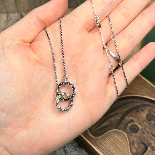 Thomas Sabo Designer Sterling Silver Rebel at Heart Skull Pave Necklace