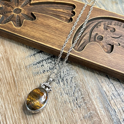 Vintage David Scott Walker Sheffield 1985 Hallmark Heavy Double Fob Pendant Necklace