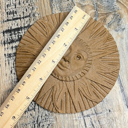 Celestial Handmade Sun Hanging Plaque Curio