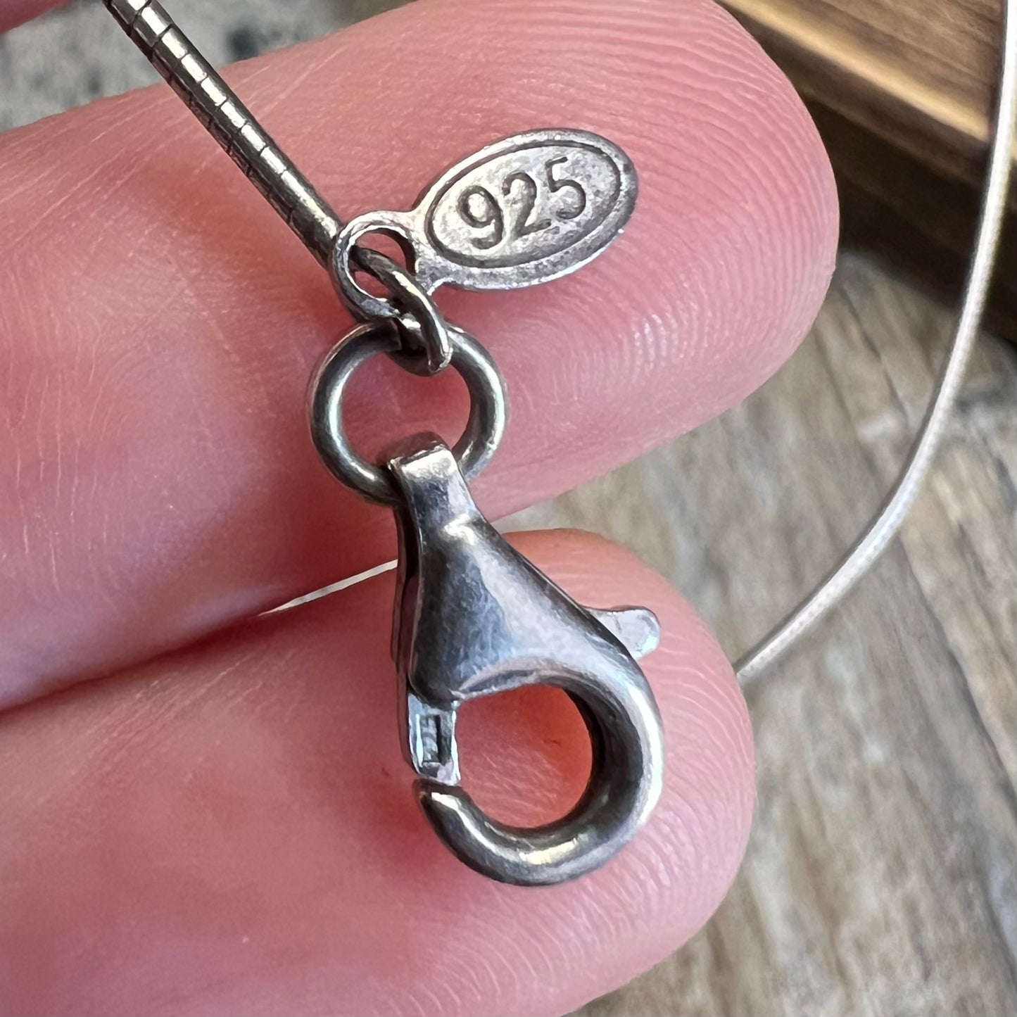 Chunky Sterling Silver Turquoise Modernist Pendant Necklace
