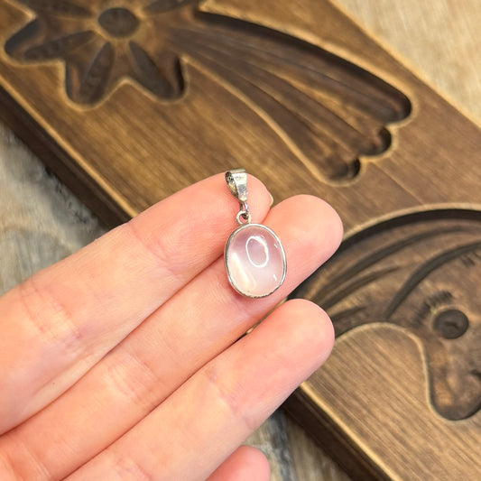 Stunning Sterling Silver Moonstone Orb Pendant